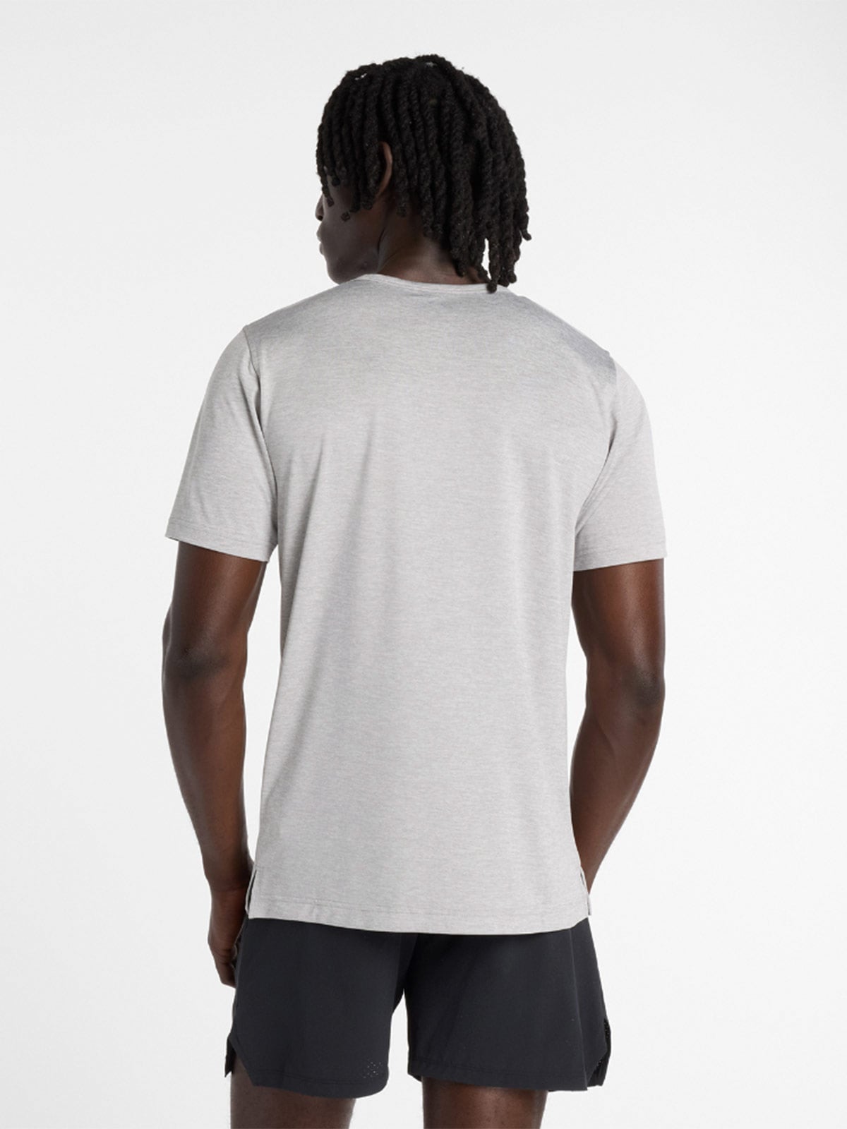POLO MANGA CORTA HOMBRE NEW BALANCE GRIS - 3