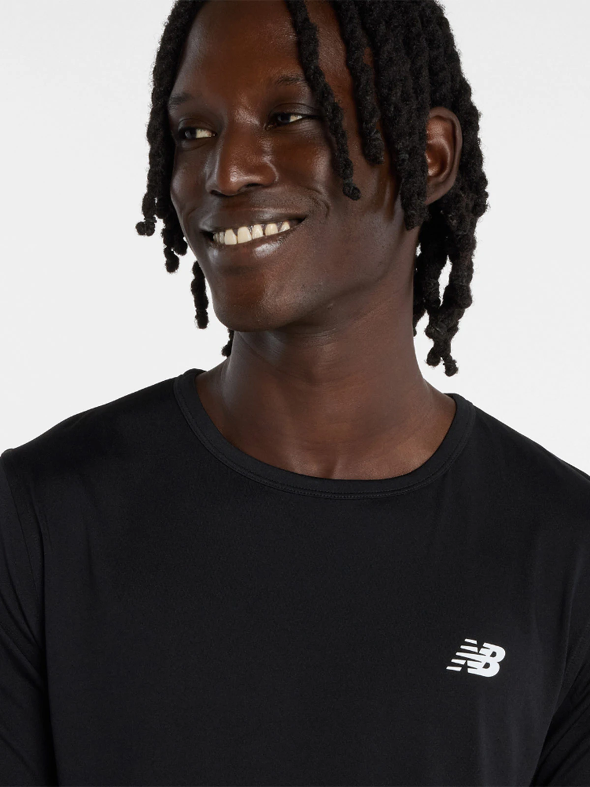 POLO MANGA CORTA HOMBRE NEW BALANCE NEGRO - 4