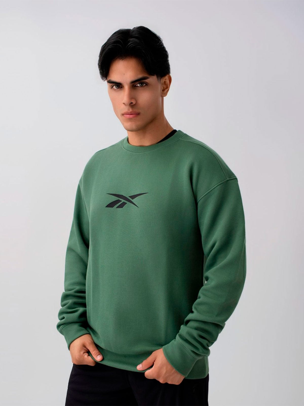 POLERA ALGODÓN HOMBRE REEBOK VECTOR CREW - 1