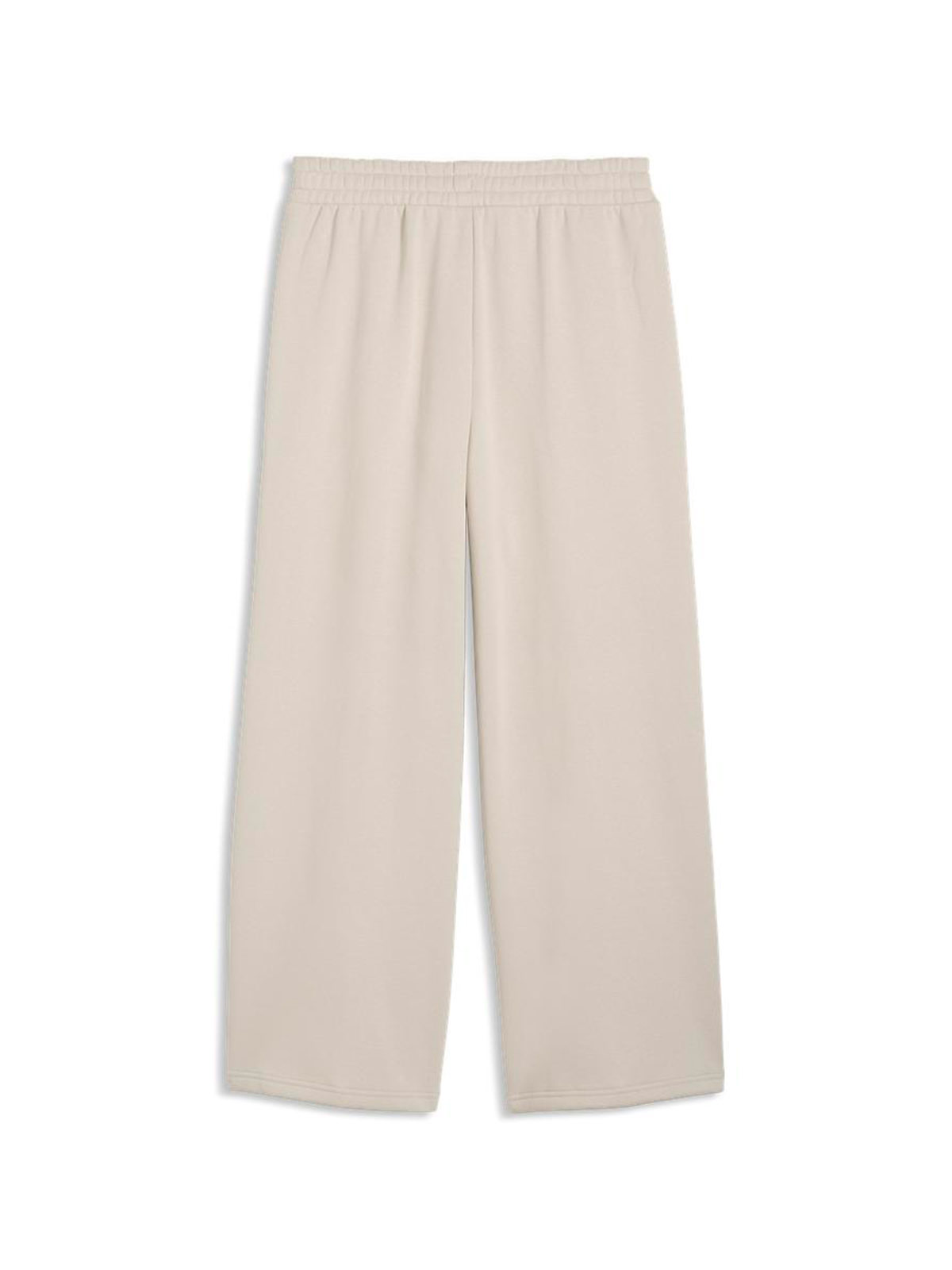 PANTALÓN BUZO ALGODÓN WIDE LEG MUJER PUMA BEIGE COMFORT - 4