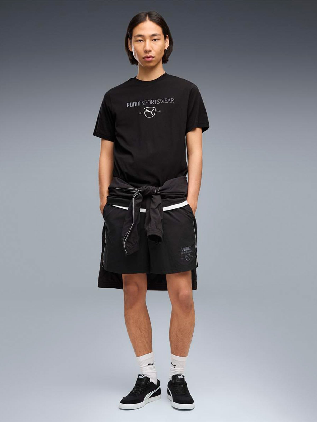 POLO ALGODÓN HOMBRE PUMA NEGRO CLASS GRAPHIC - 5
