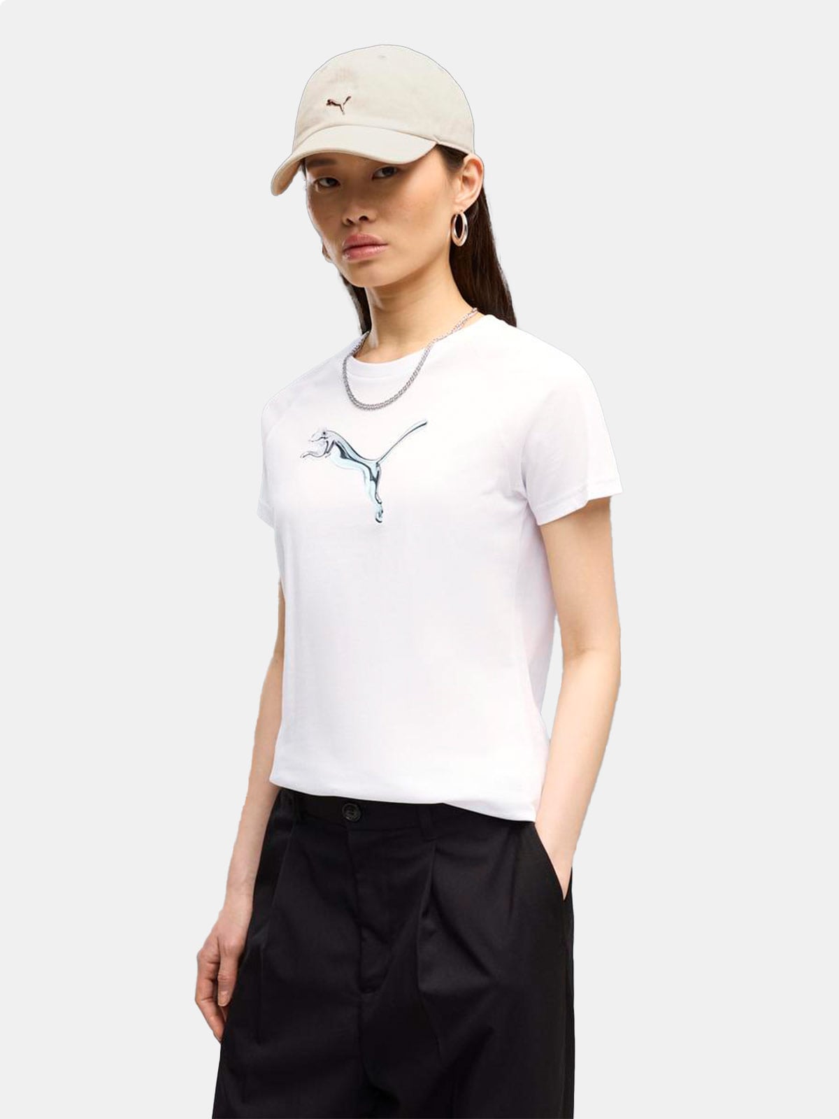 POLO ALGODÓN MUJER PUMA ESS LOGO LAB TEE - 1
