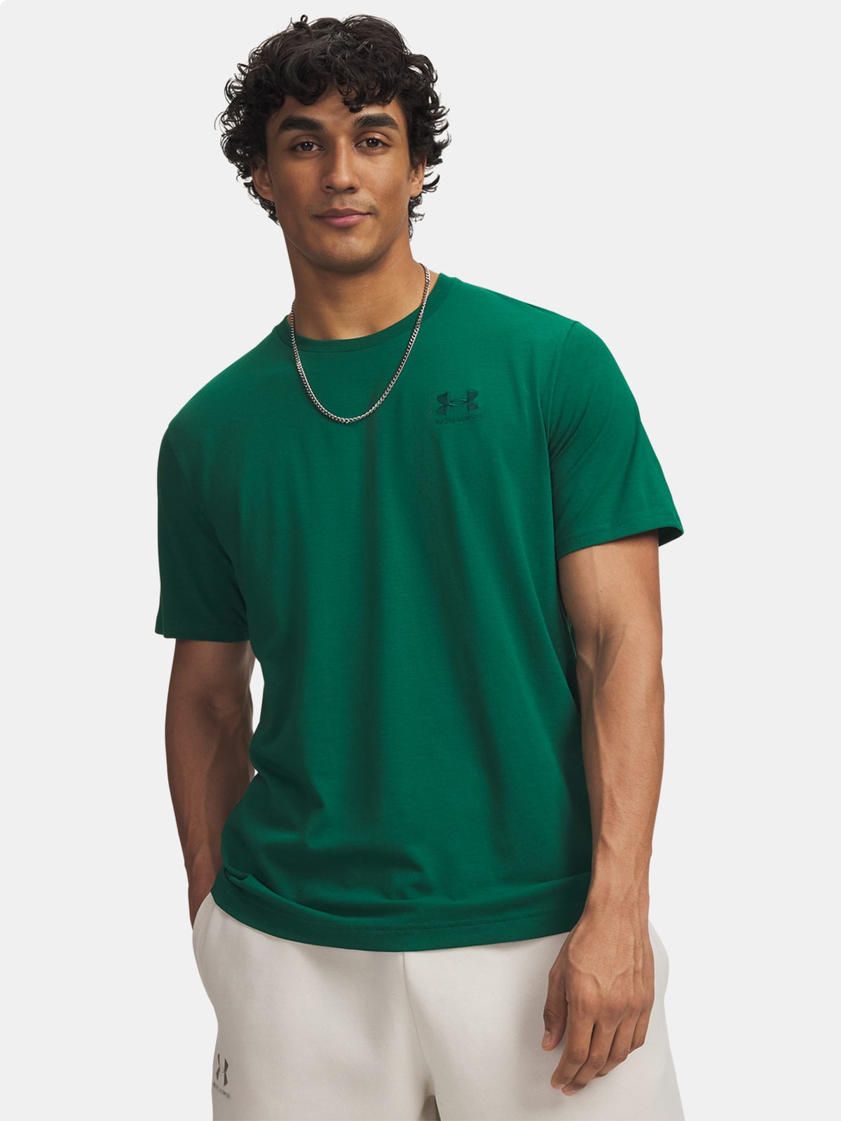POLO HOMBRE UNDER ARMOUR ICON VERDE - 1
