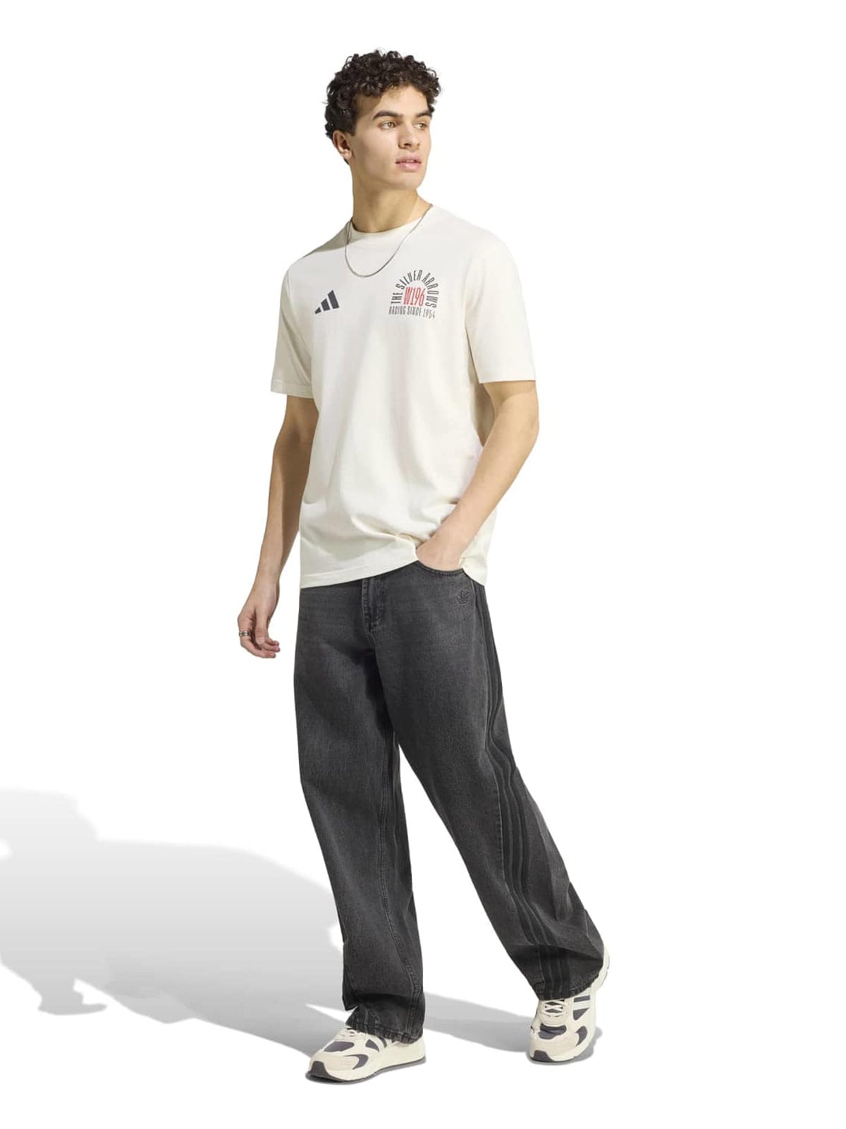 POLO HOMBRE ADIDAS MERCEDES AMG PETRONAS F1 TEAM SILVER ARROWS - 5