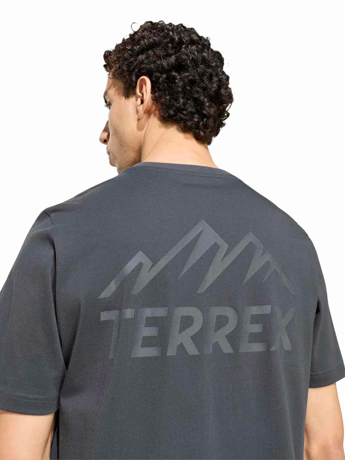 POLO TREKKING HOMBRE ADIDAS TERREX GRAPHIC MOUNTAIN - 3
