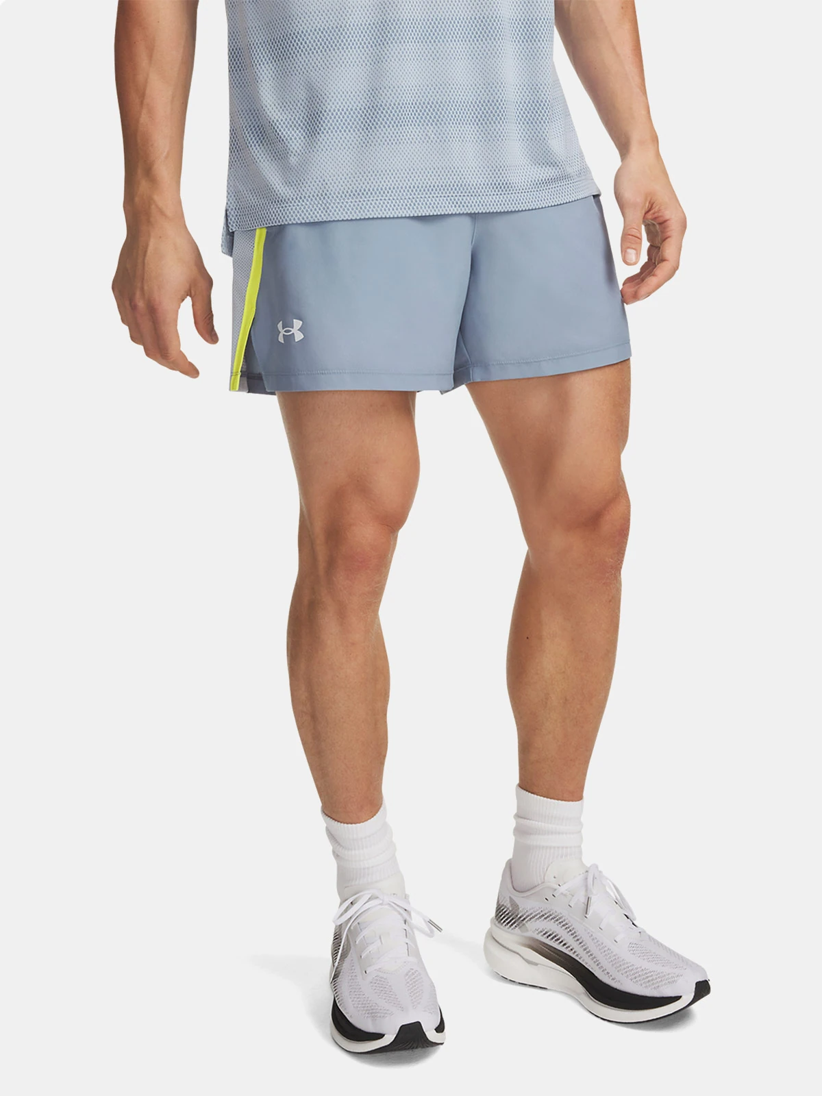 SHORT RUNNING HOMBRE UNDER ARMOUR LAUNCH 5” AZUL - 1