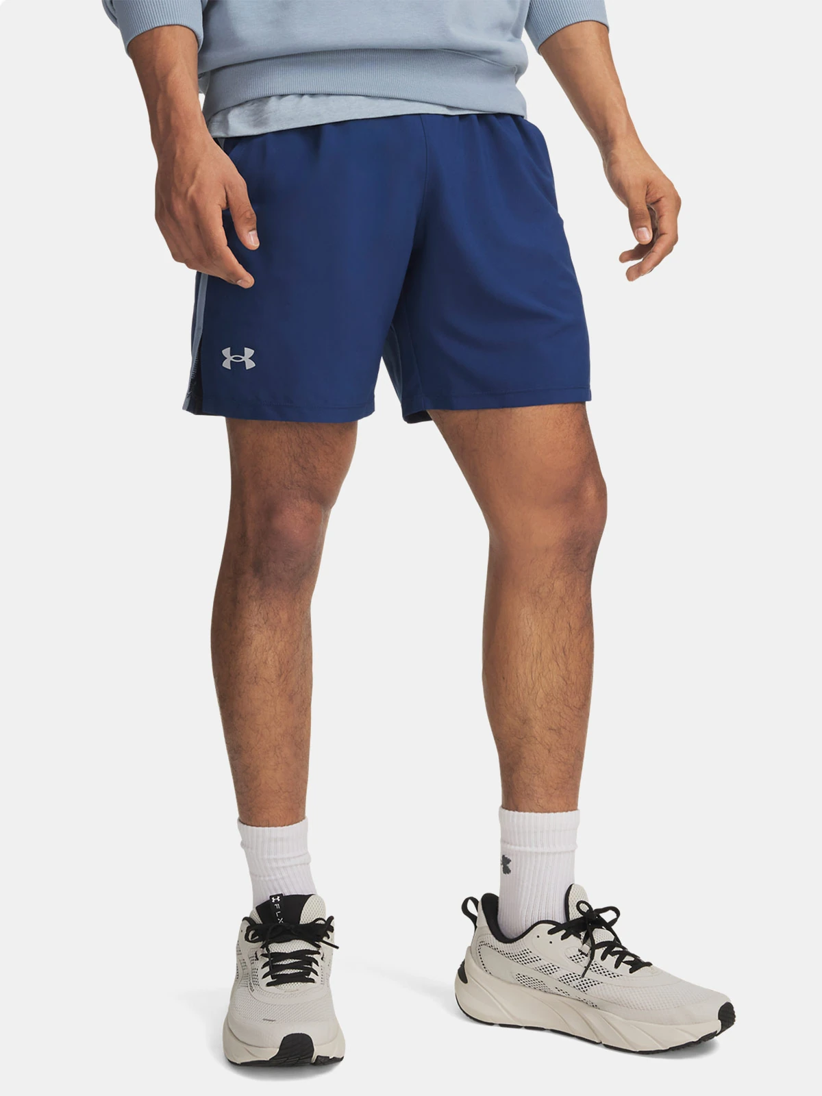 SHORT RUNNING HOMBRE UNDER ARMOUR LAUNCH 7” AZUL - 1