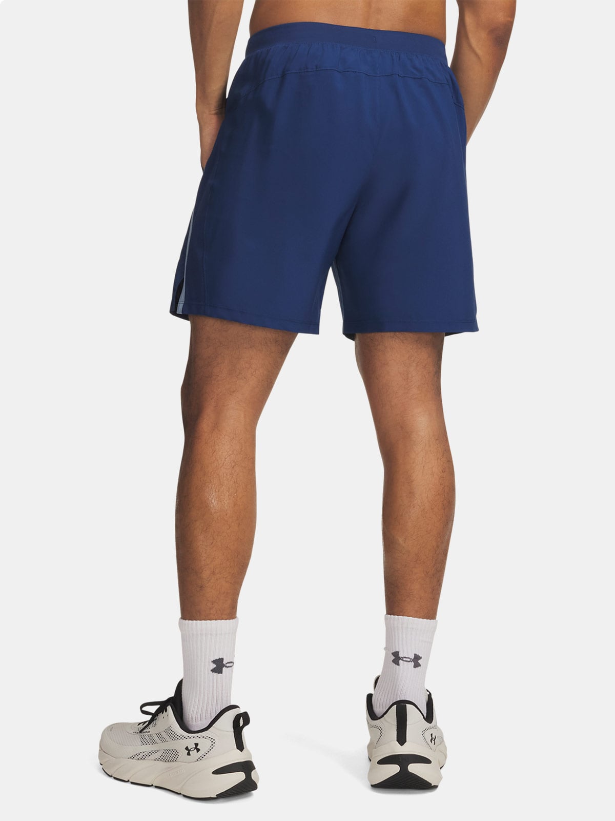 SHORT RUNNING HOMBRE UNDER ARMOUR LAUNCH 7” AZUL - 2