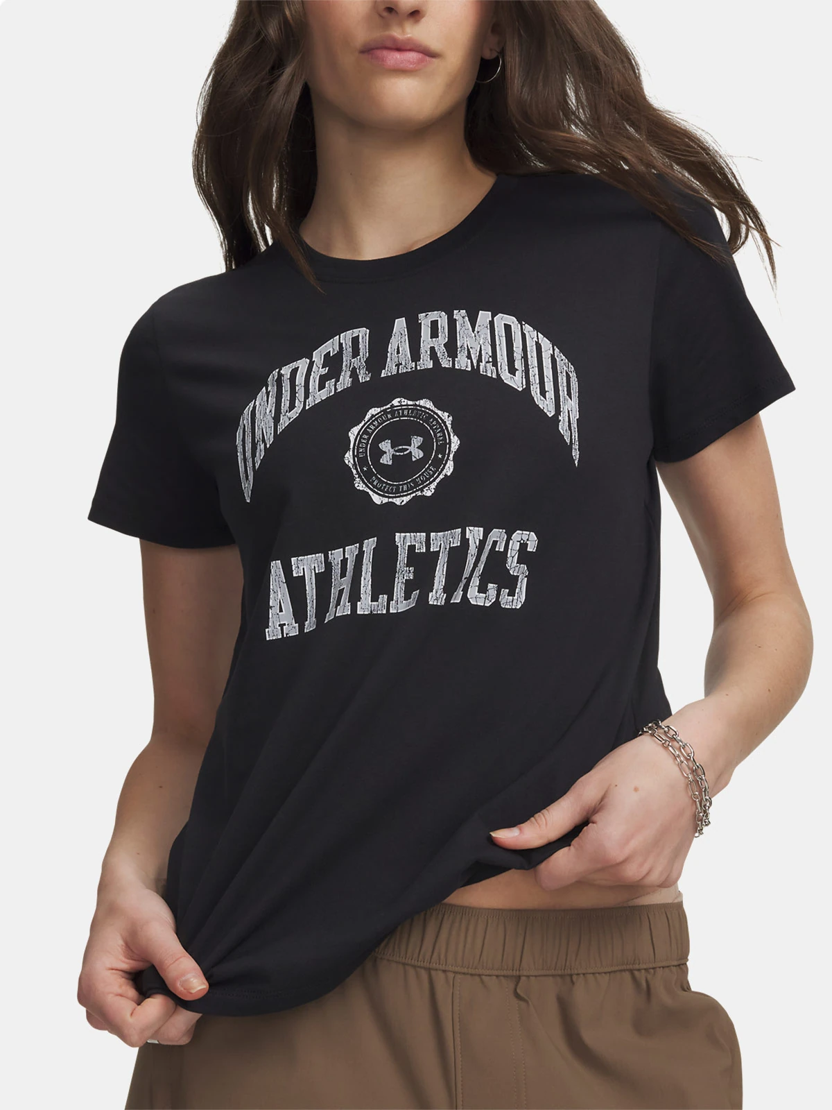 POLO MUJER UNDER ARMOUR ATHLETICS ARCH NEGRO - 3