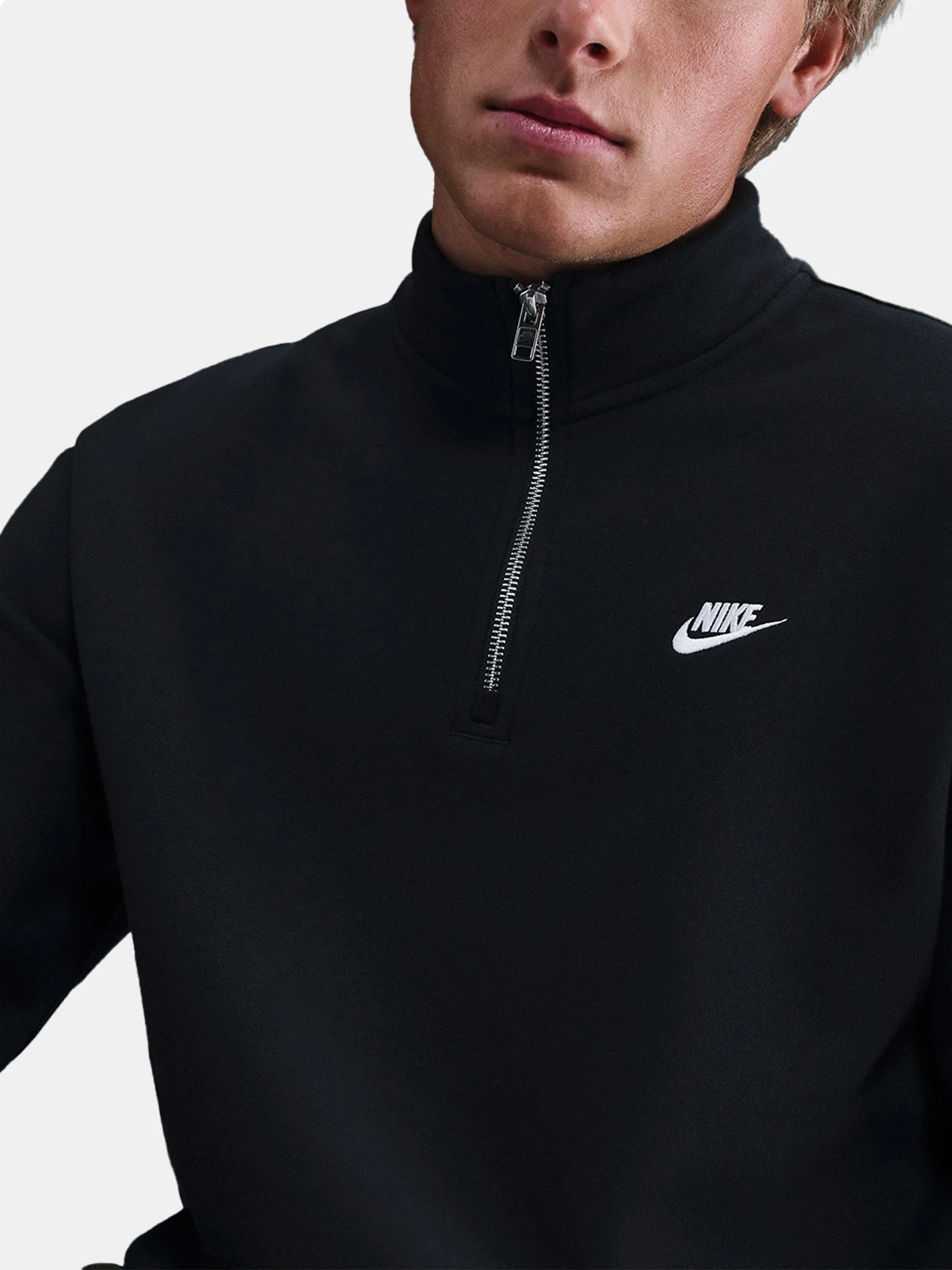 POLERA HOMBRE NIKE SPORTSWEAR CLUB NEGRO - 2