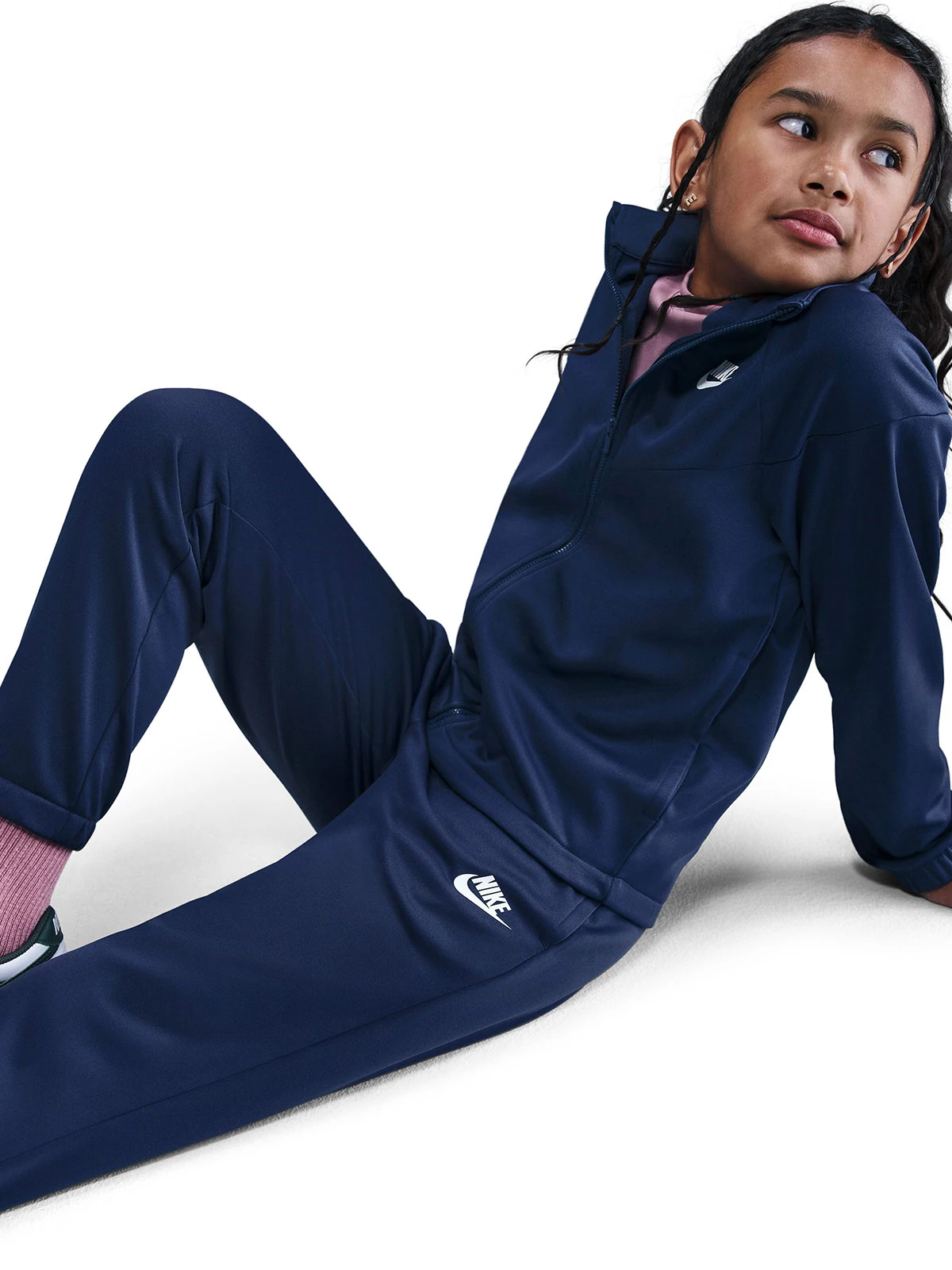 BUZO NIÑO NIKE SPORTSWEAR AZUL - 4