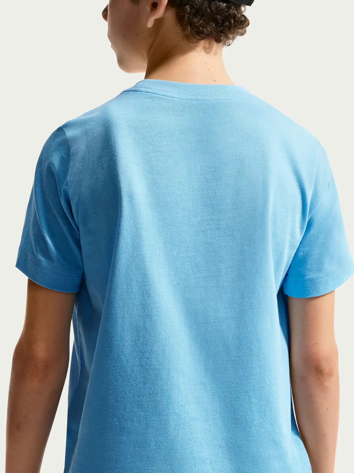 POLO NIÑO NIKE SPORTSWEAR ALGODÓN CELESTE - 3