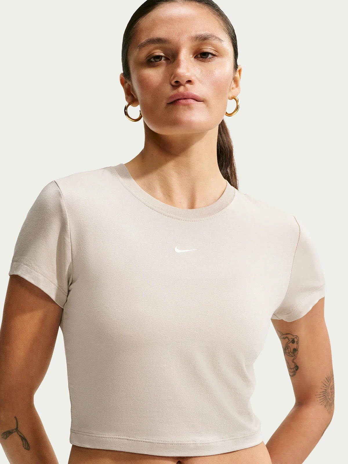 POLO MUJER NIKE CHILL KNIT GRIS - 1