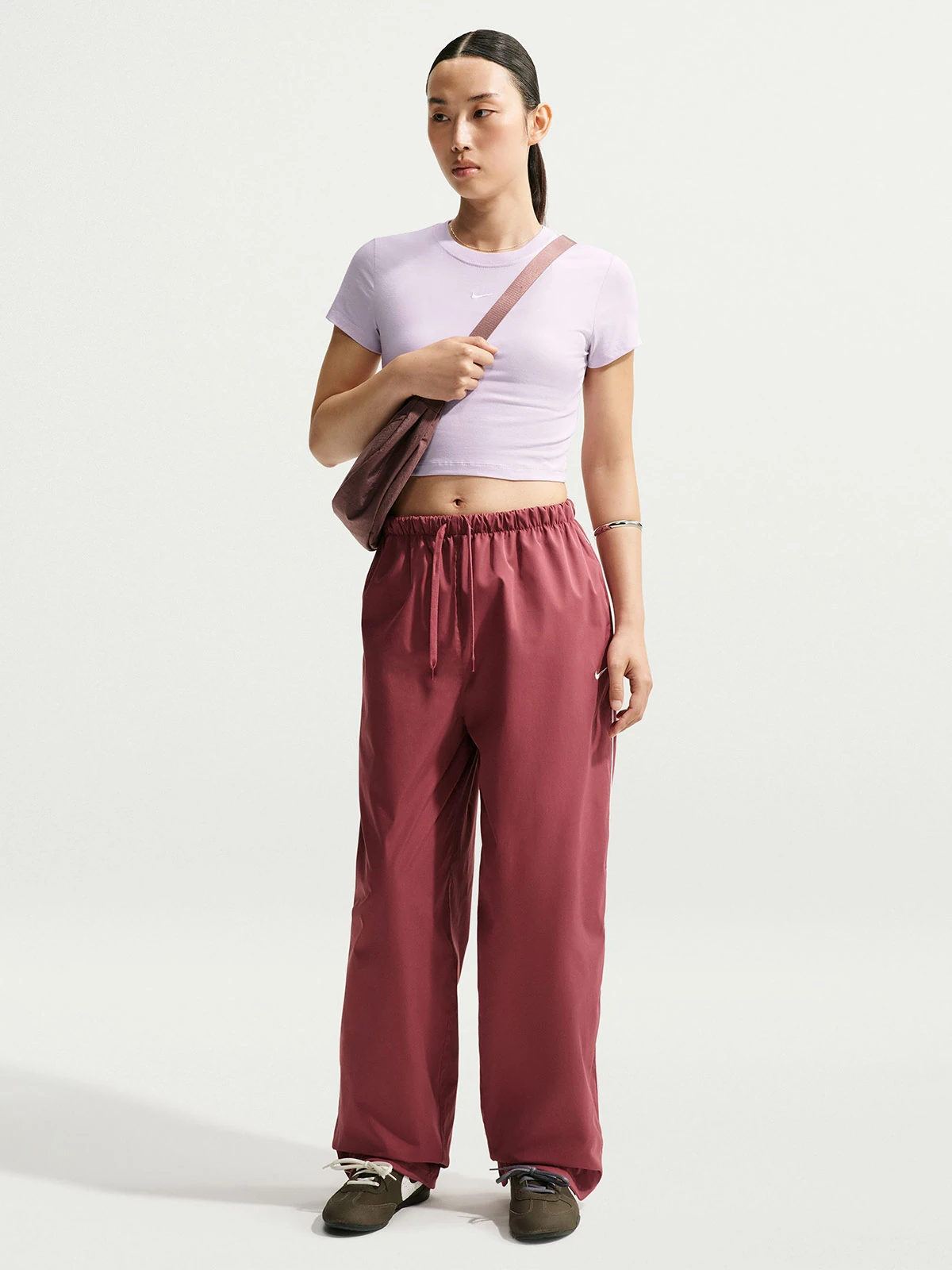 POLO MUJER NIKE CHILL KNIT LILA - 1