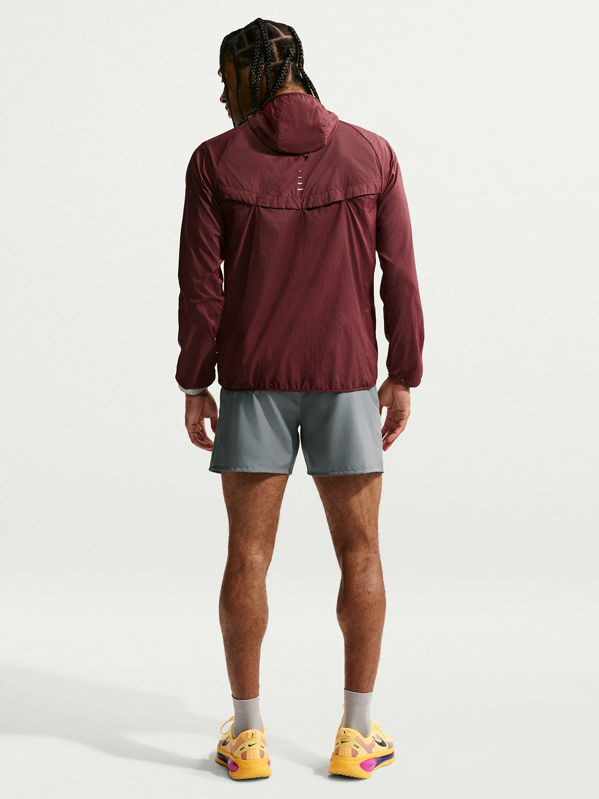SHORT RUNNING HOMBRE NIKE MILER GRIS - 2