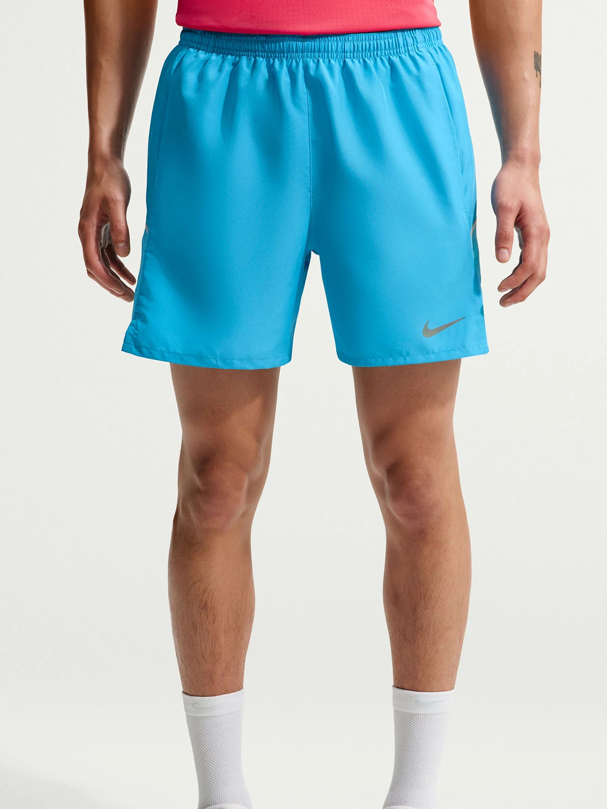 SHORT RUNNING HOMBRE NIKE MILER CELESTE - 4