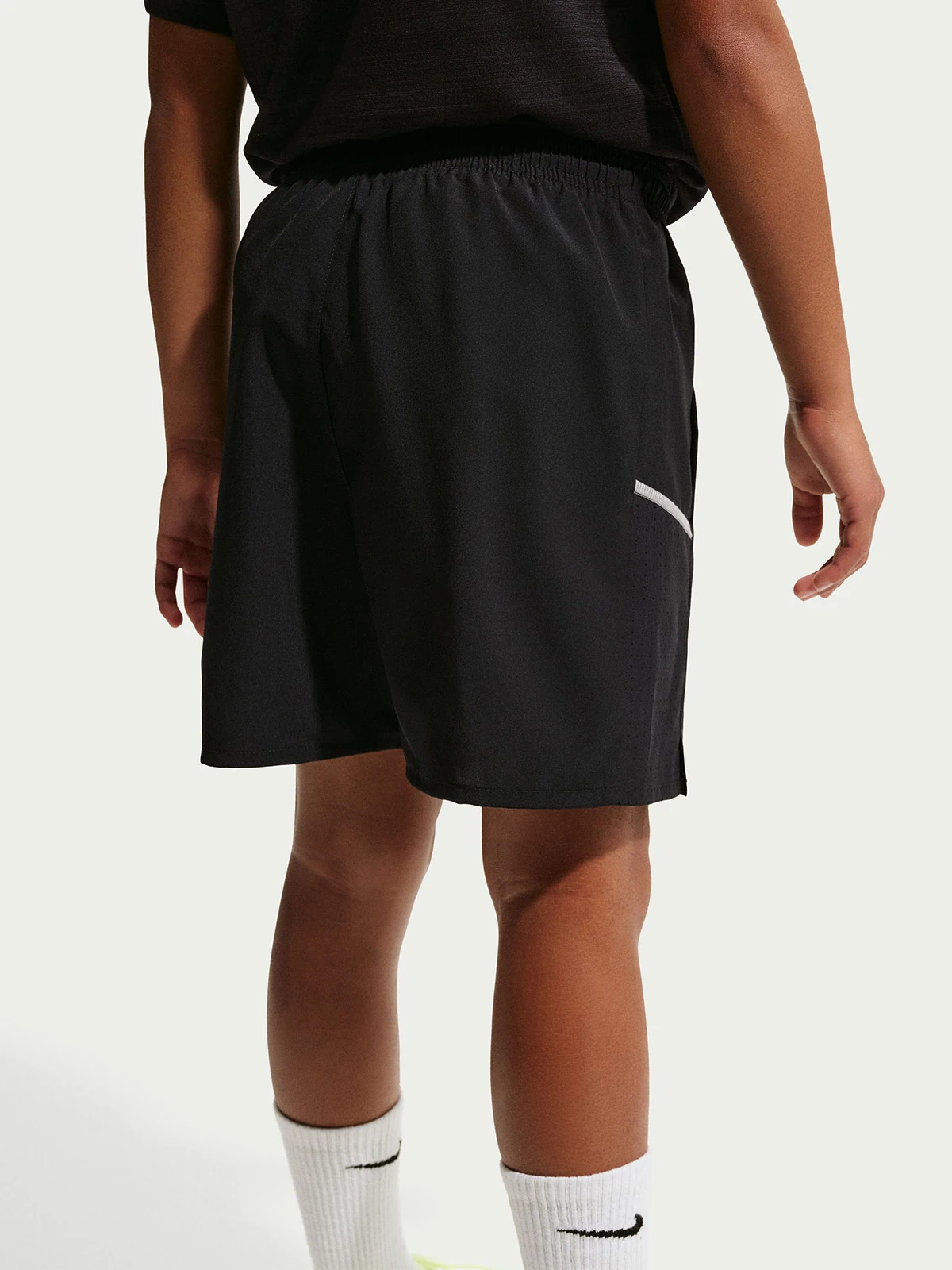 SHORT RUNNING NIÑO NIKE MILER NEGRO - 5