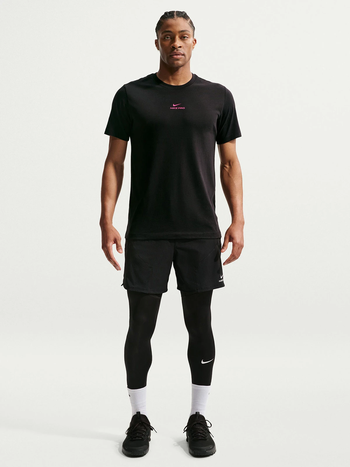 POLO HOMBRE NIKE PRO NEGRO - 1