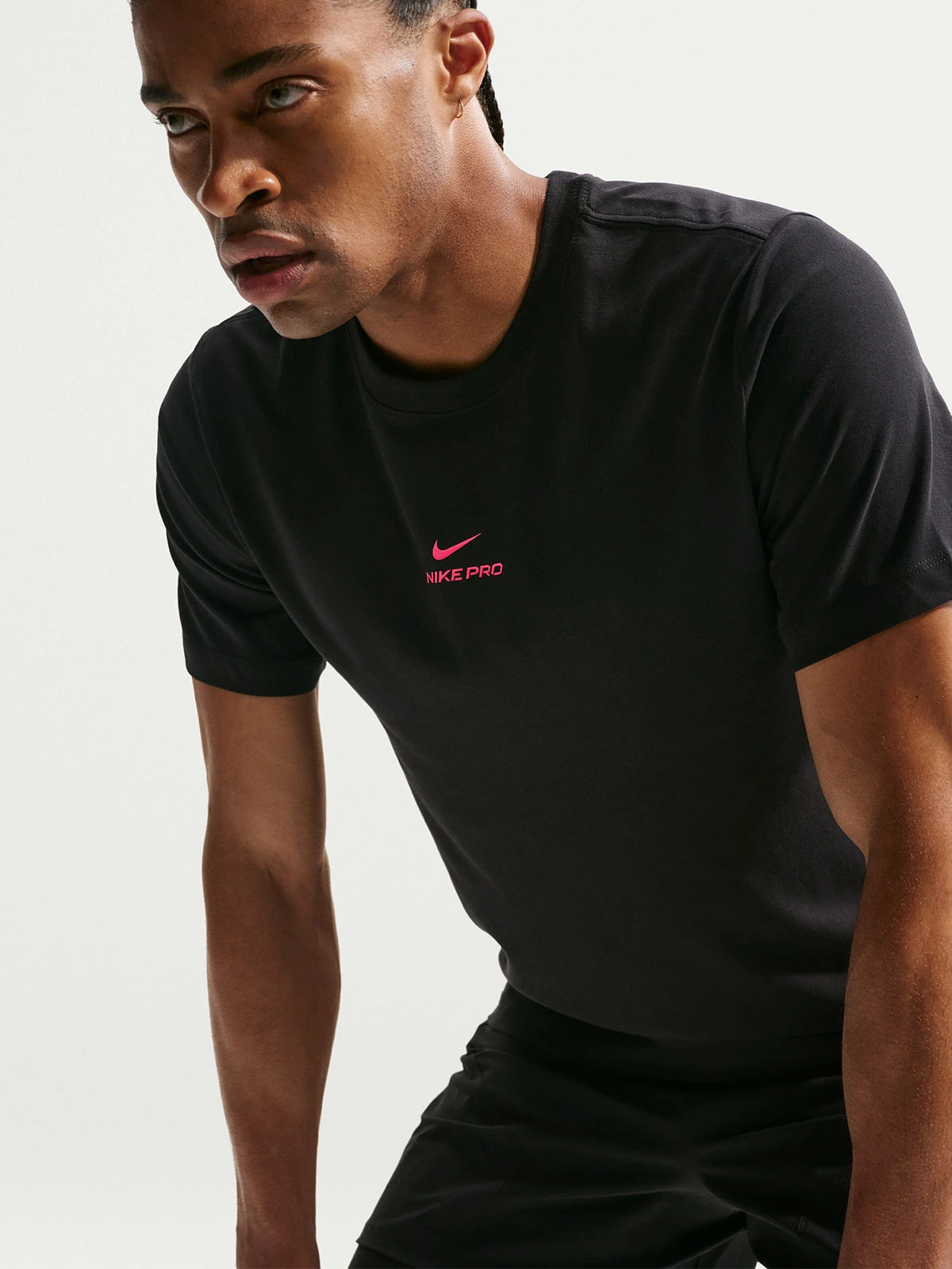 POLO HOMBRE NIKE PRO NEGRO - 4