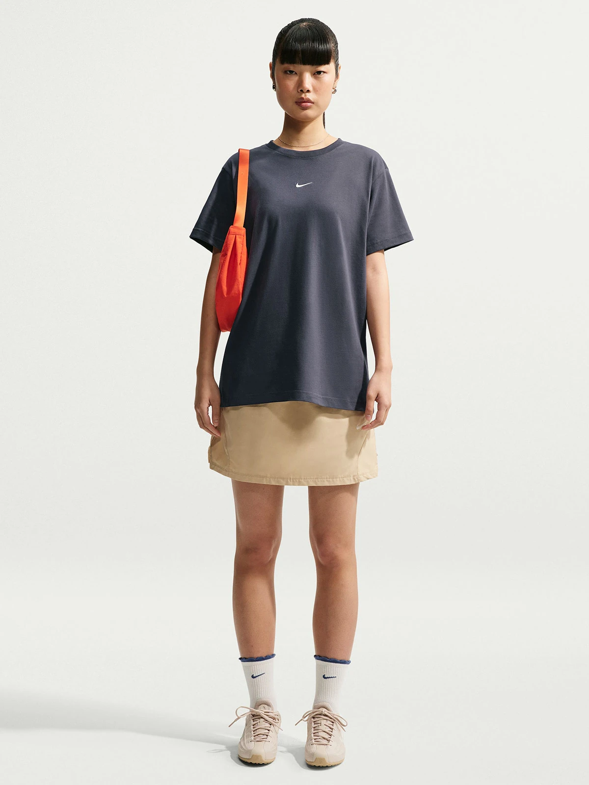 POLO MUJER NIKE SPORTSWEAR CLASSIC ALGODÓN NEGRO - 1