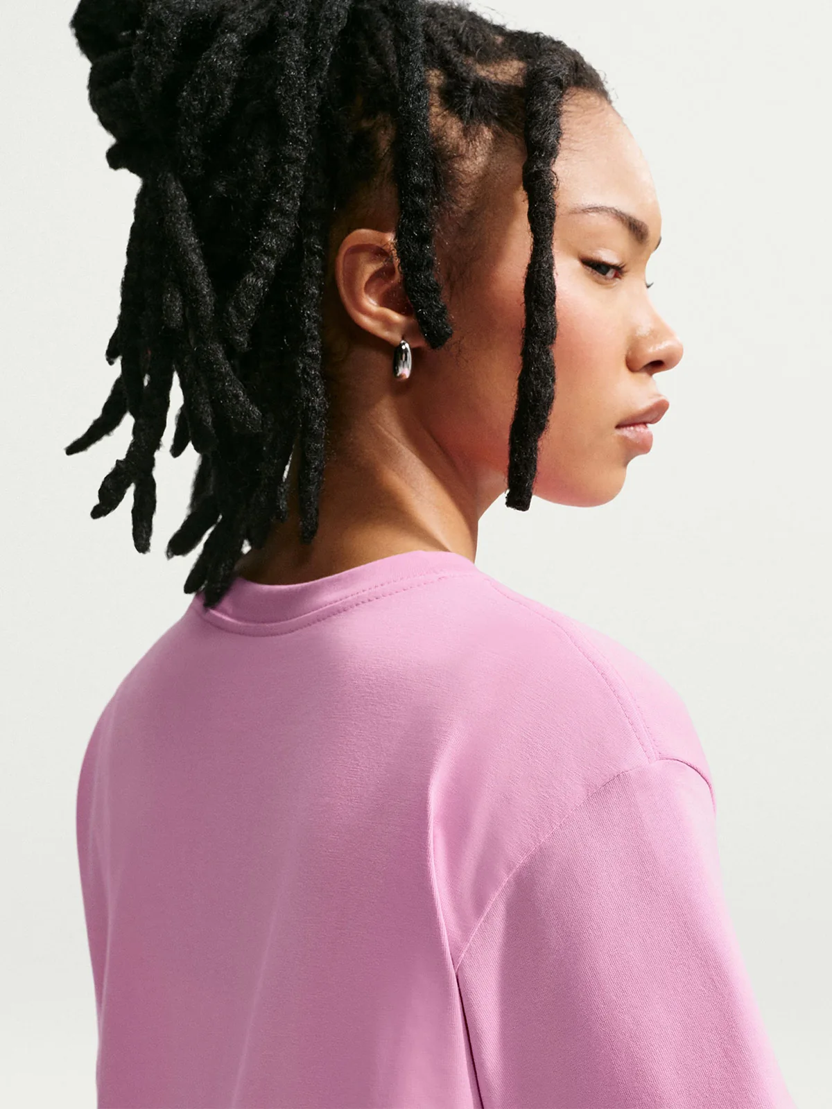 POLO MUJER NIKE SPORT+D91SWEAR CLASSIC ALGODÓN ROSADO - 4