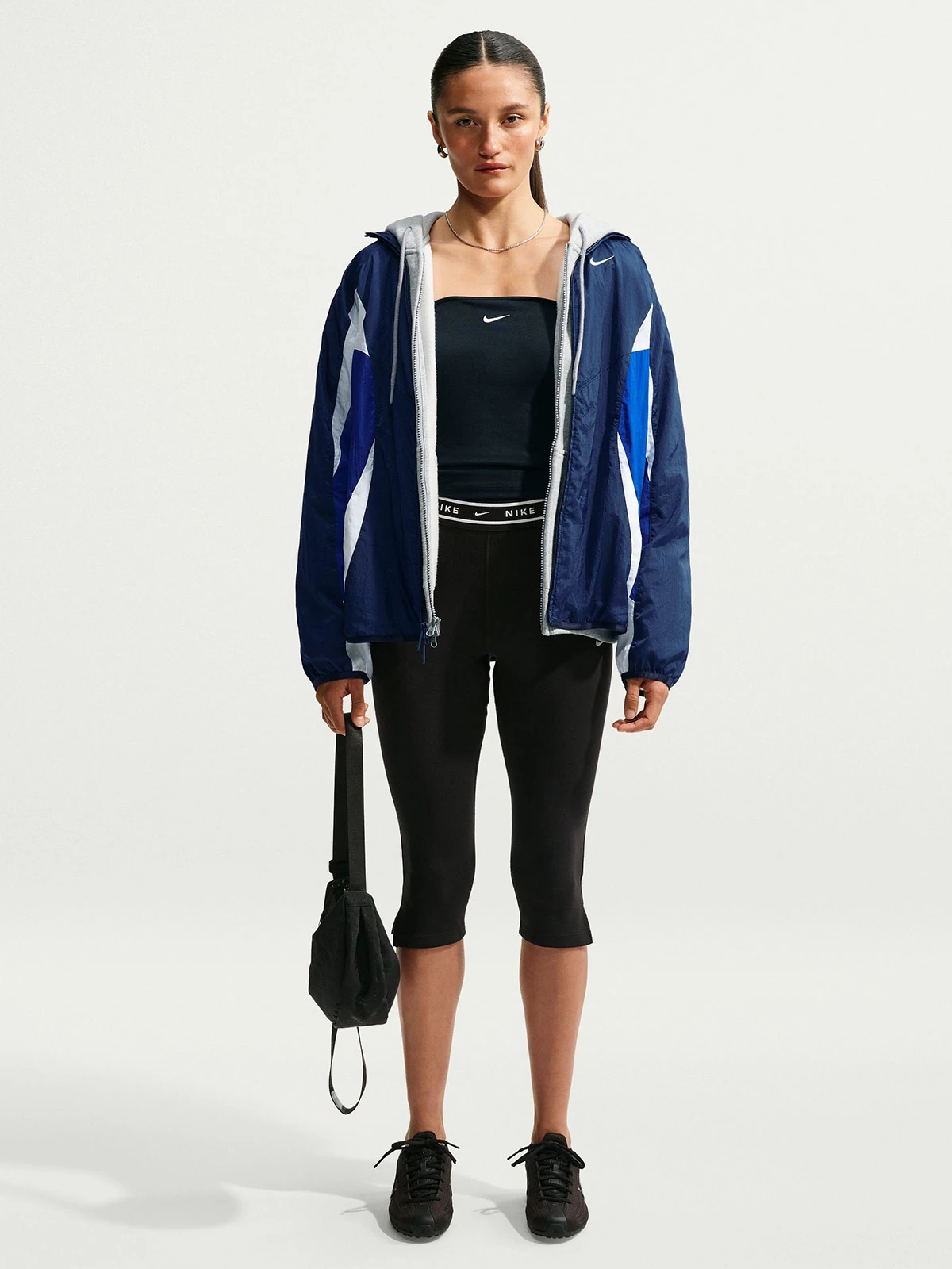 CASACA MUJER NIKE SPORTSWEAR STREET AZUL - 1