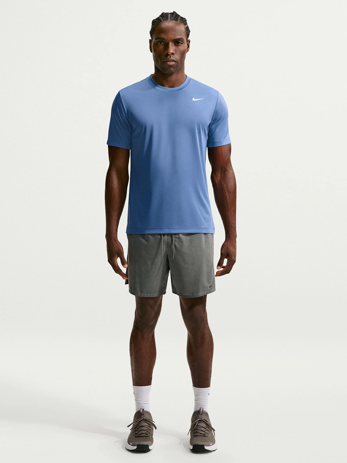 POLO ENTRENAMIENTO HOMBRE NIKE STUDIO FLEX ACERO - 1