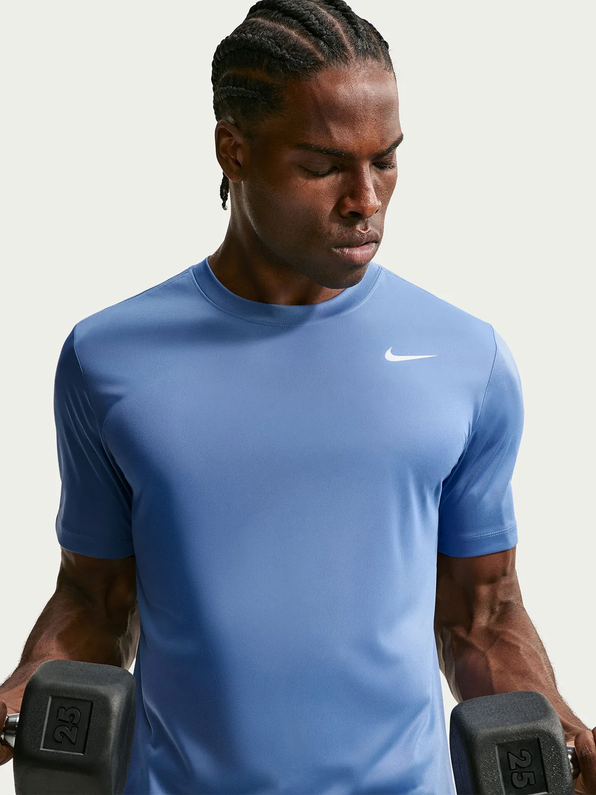 POLO ENTRENAMIENTO HOMBRE NIKE STUDIO FLEX ACERO - 3