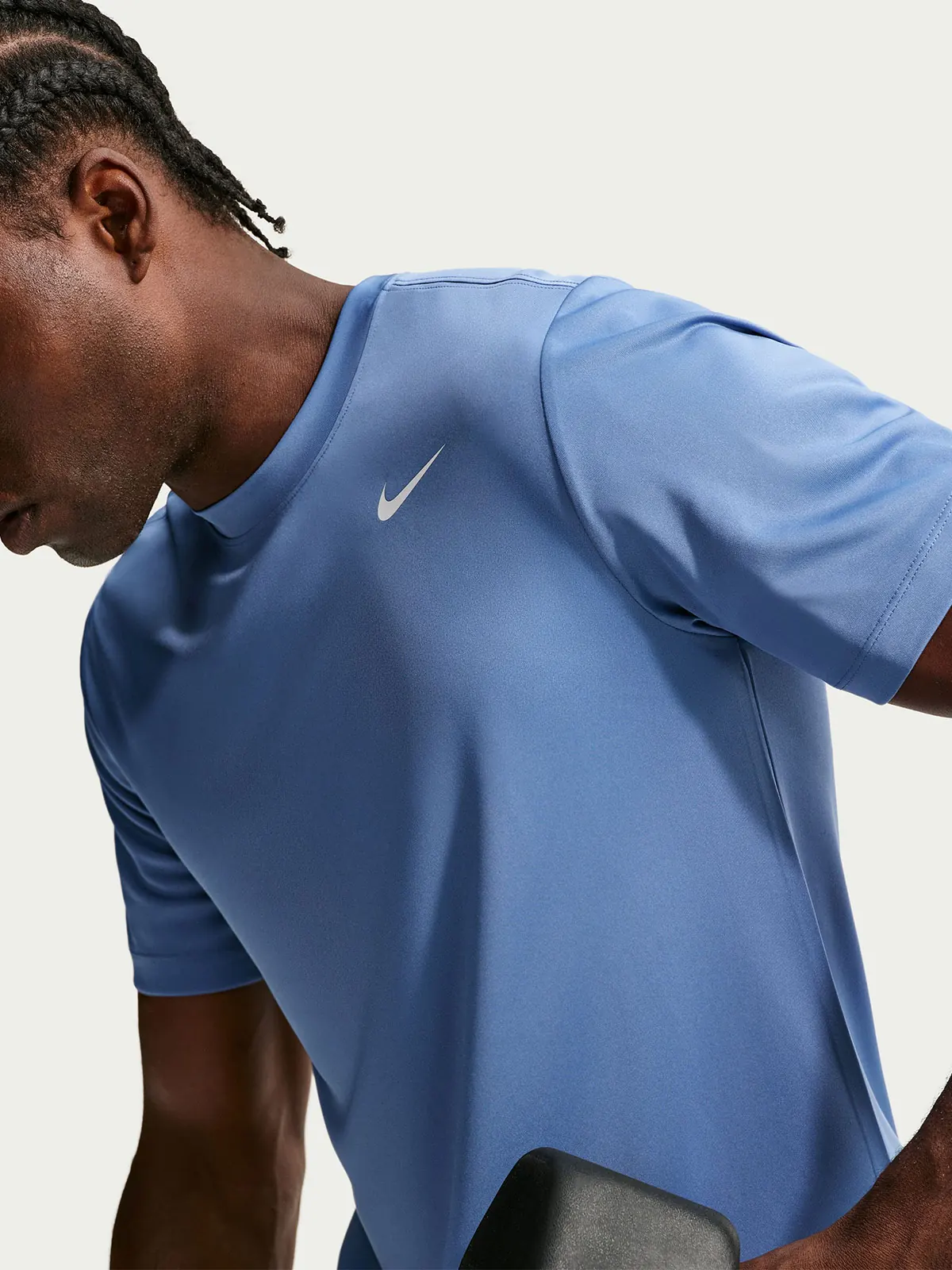 POLO ENTRENAMIENTO HOMBRE NIKE STUDIO FLEX ACERO - 4