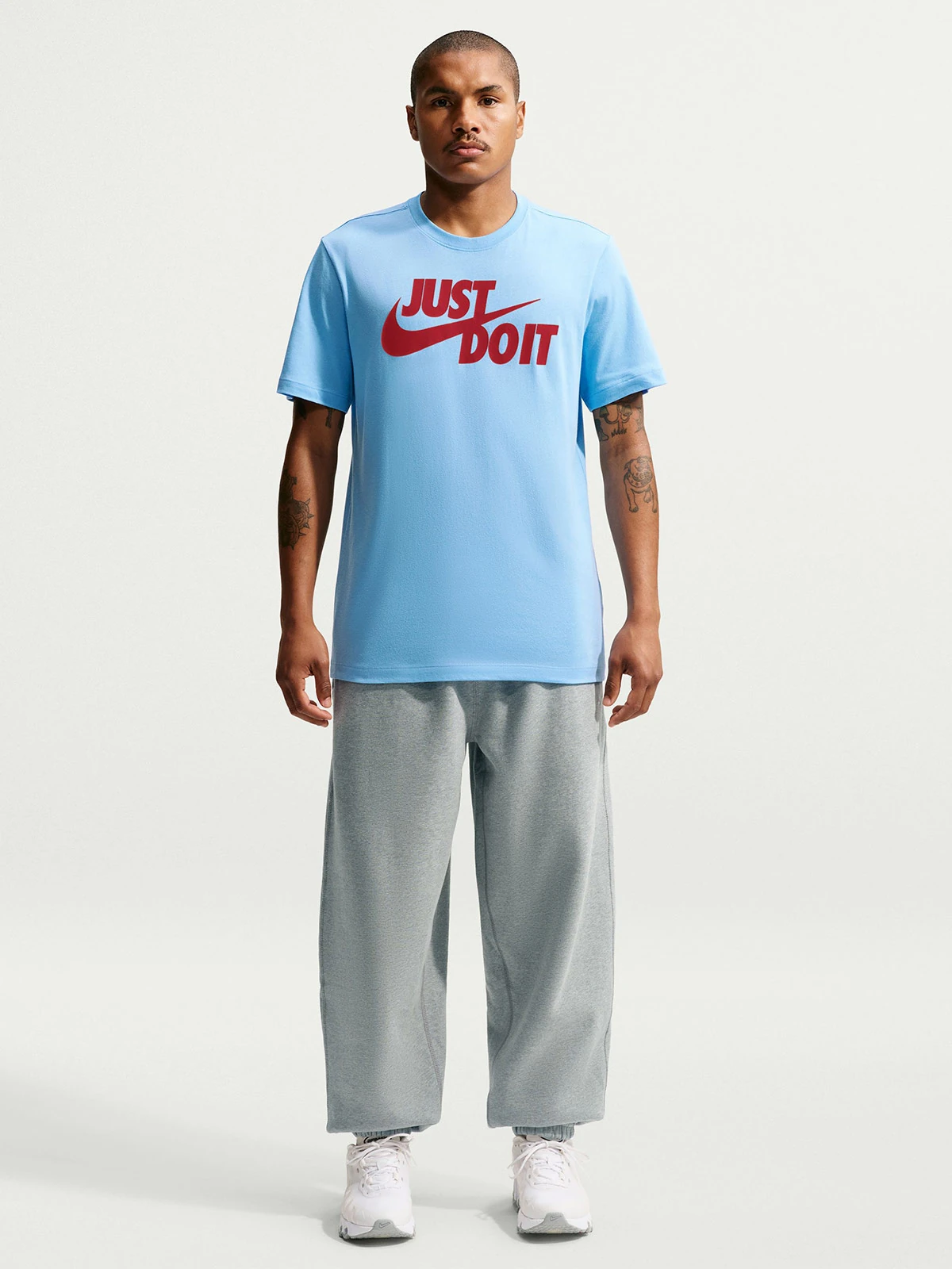 POLERA HOMBRE NIKE JUST DO IT SWOOSH ALGODÓN - 3