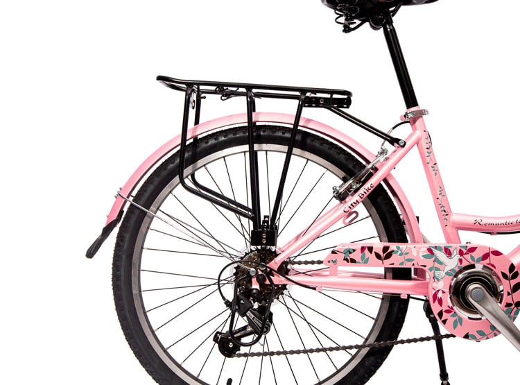BICICLETA DE PASEO MONARK ROMANTIC TEEN ARO 24 CORAL - 4
