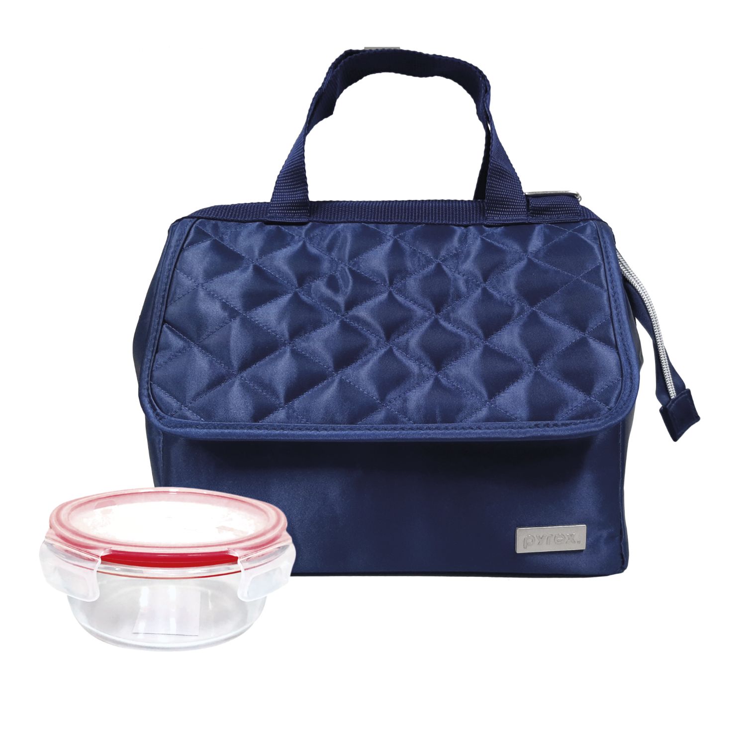 Pyrex Ripley LONCHERA EJECUTIVA PYREX AZUL C/ENVASE RED 400ML