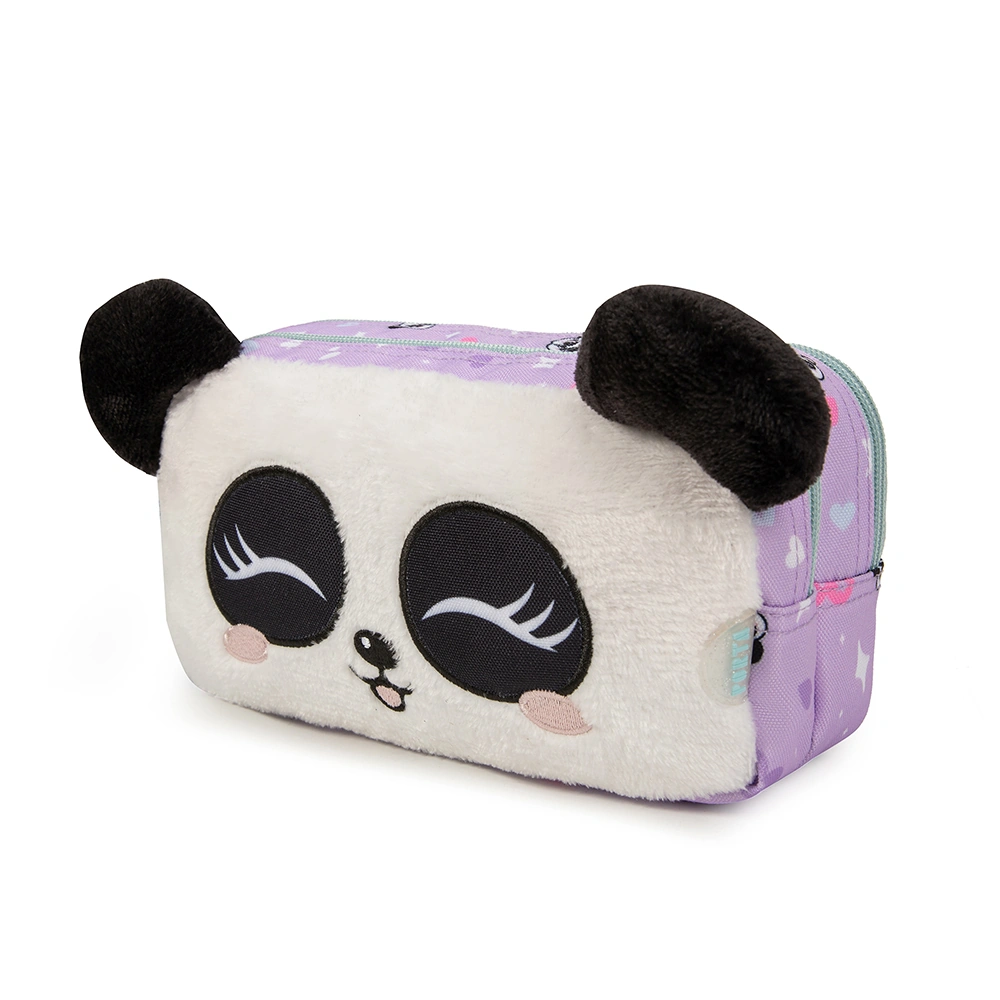CARTUCHERA ESCOLAR PORTA LUAN PLUSH PANDA - 2