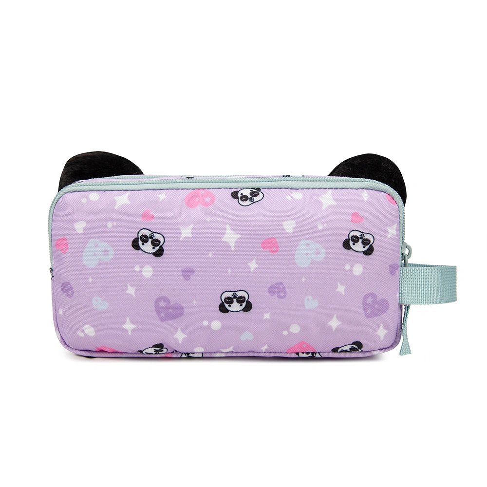 CARTUCHERA ESCOLAR PORTA LUAN PLUSH PANDA - 4