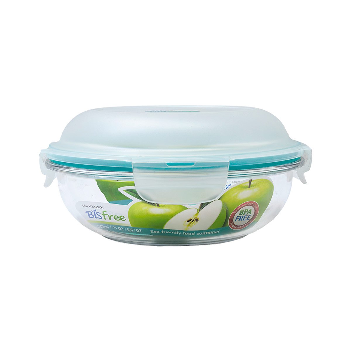 TAPER TRITÁN TABLETOP REDONDO LOCK & LOCK 630 ML DOME - 2