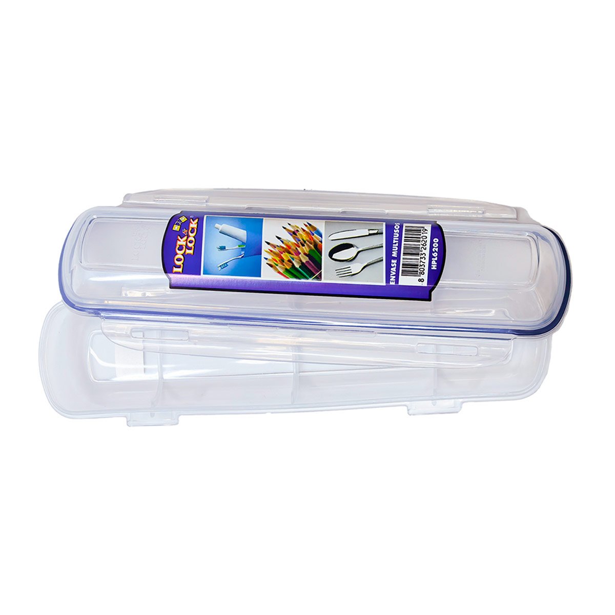 PACK X3 TAPER MULTIUSO LARGO LOCK & LOCK  22 CM - 4