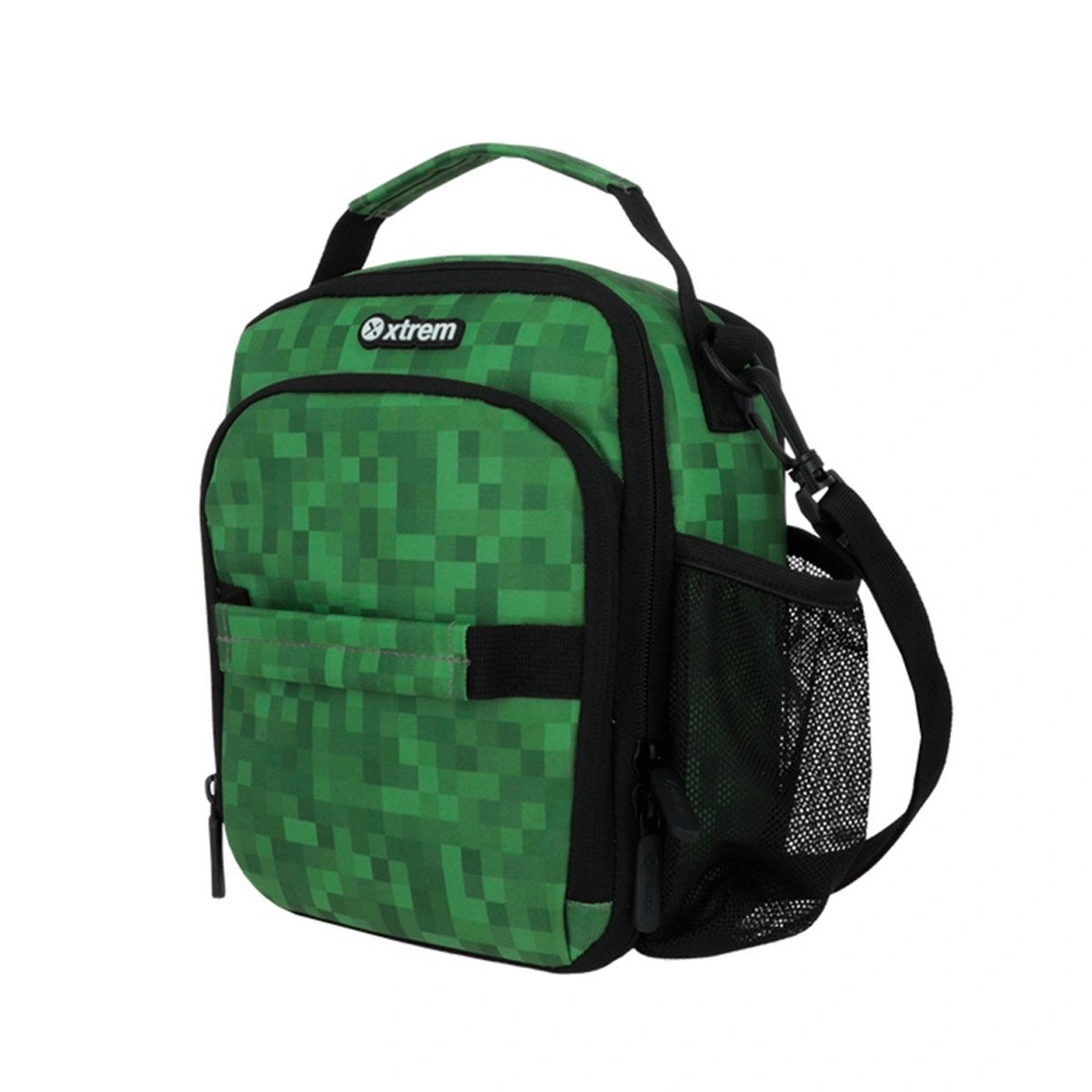 LONCHERA ESCOLAR XTREM LUNCH-PACK 6XT GREEN PIXELS - 3