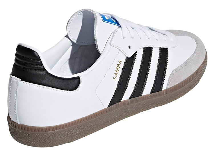 ZAPATILLAS HOMBRE ADIDAS URBANAS BLANCO SAMBA OG CUERO - 4