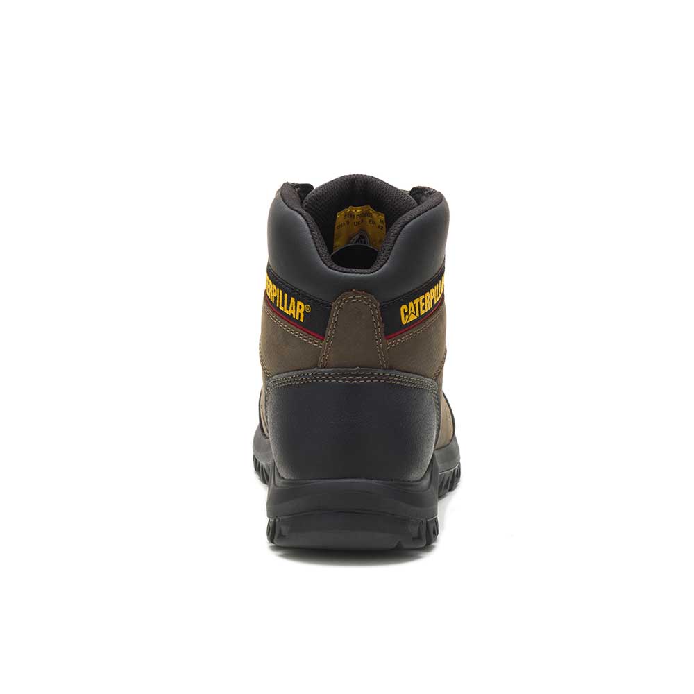 BOTINES HOMBRE CATERPILLAR CUERO GRANULADO GRIS OUTLINE ST P90802 - 4