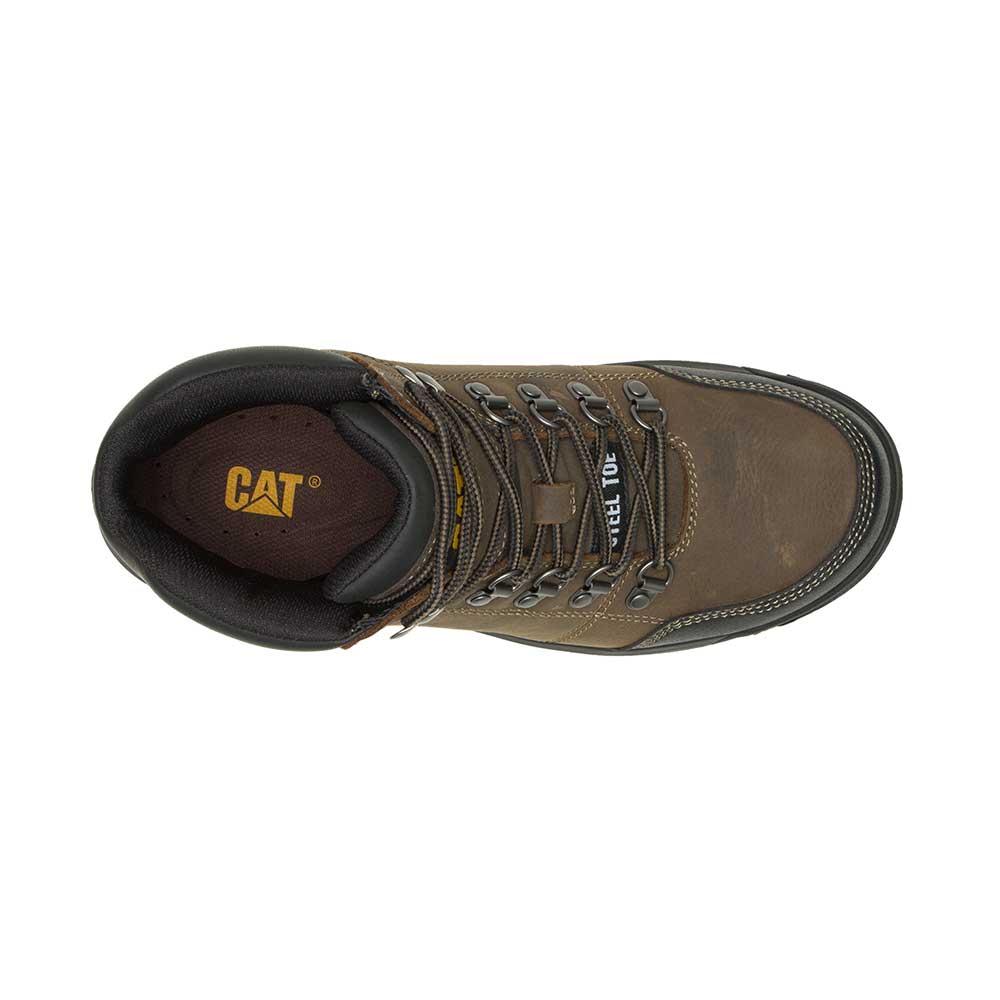 BOTINES HOMBRE CATERPILLAR CUERO GRANULADO GRIS OUTLINE ST P90802 - 5