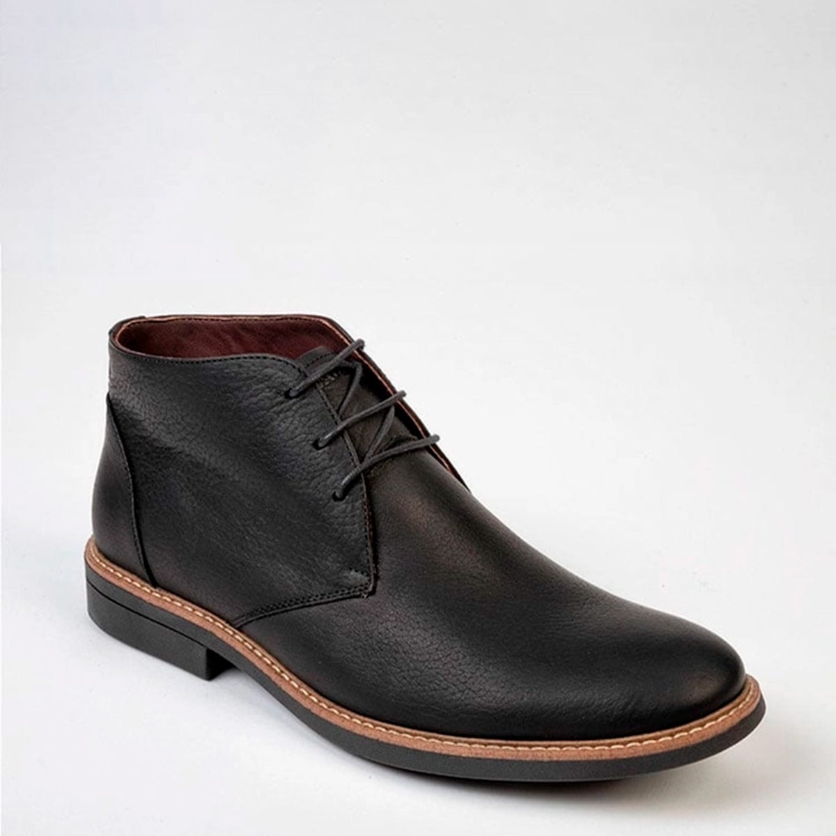 BOTINES HOMBRE DAUSS CUERO NEGRO - 2