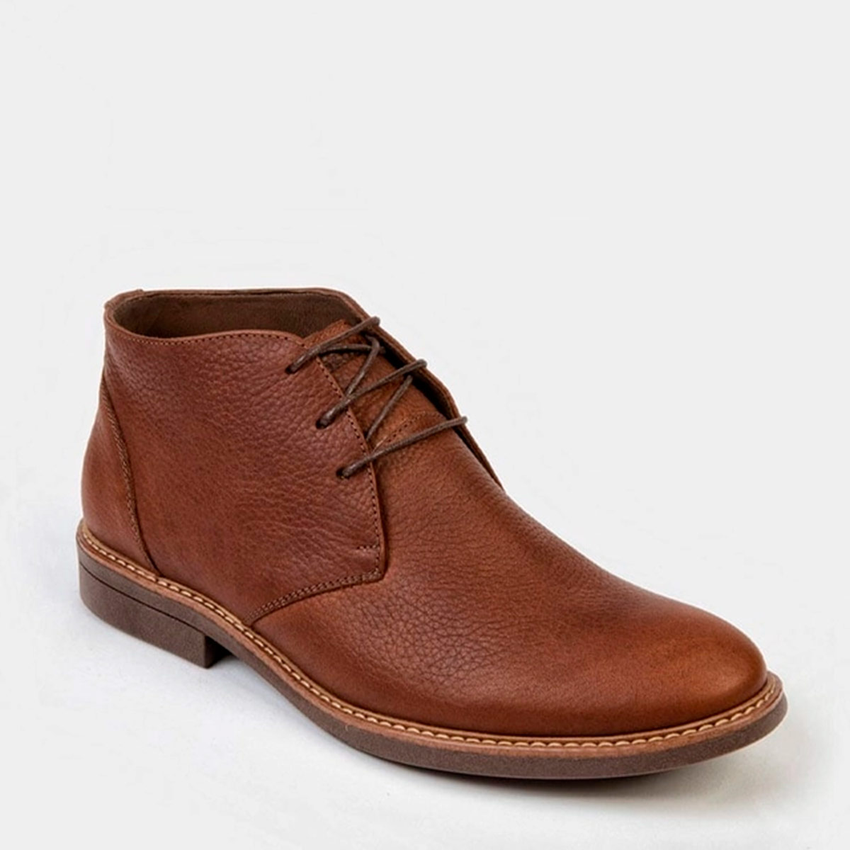 BOTINES HOMBRE DAUSS CUERO MARRÓN - 2
