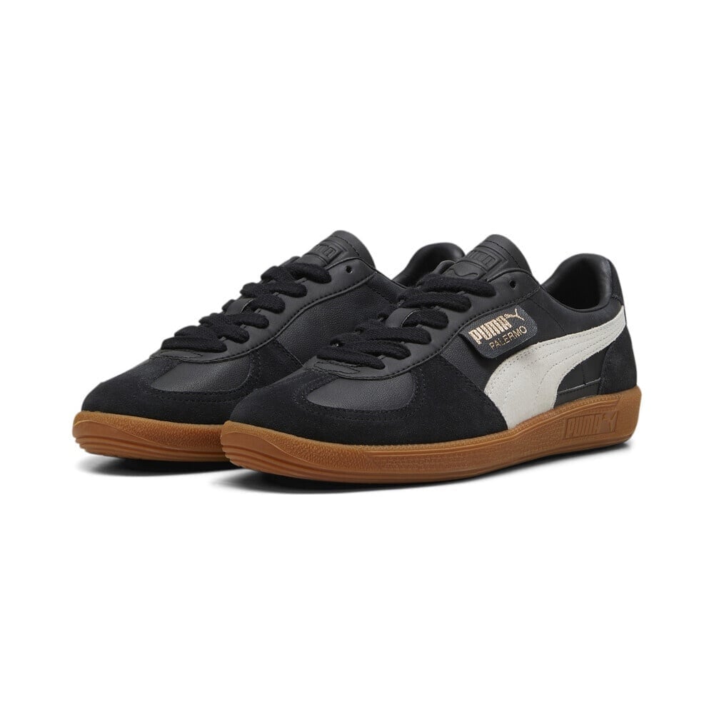 ZAPATILLAS HOMBRE PUMA URBANAS NEGRO PALERMO LTH CUERO - 3