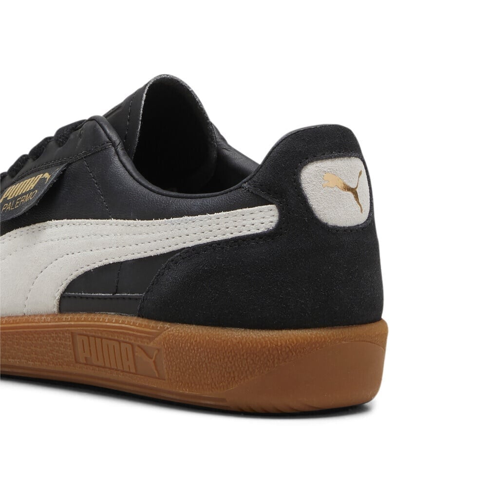 ZAPATILLAS HOMBRE PUMA URBANAS NEGRO PALERMO LTH CUERO - 4