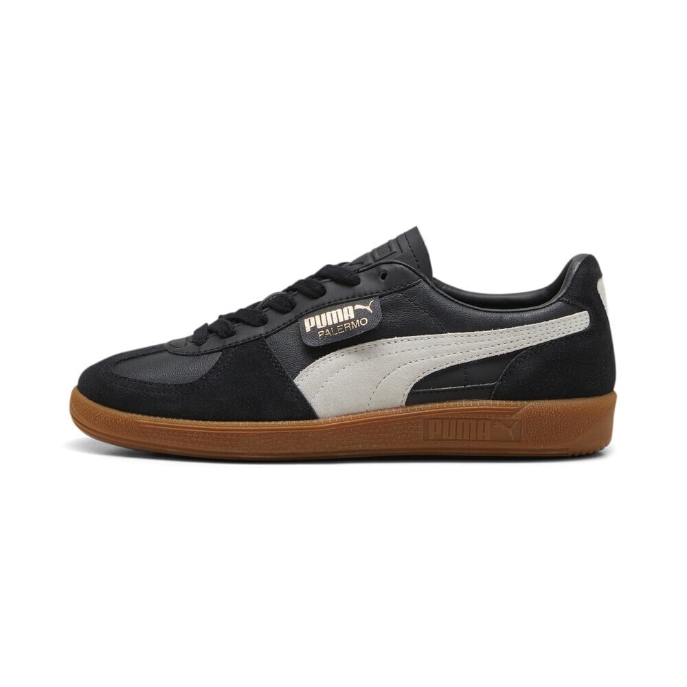 ZAPATILLAS HOMBRE PUMA URBANAS NEGRO PALERMO LTH CUERO - 1