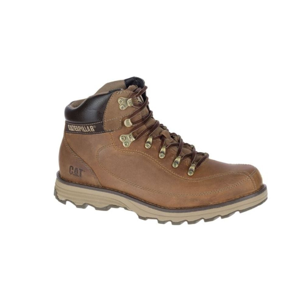 BOTINES HOMBRE CATERPILLAR CUERO MARRÓN HIGHBURY - 1