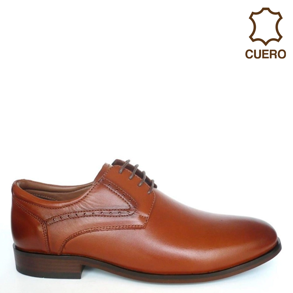 ZAPATOS DE VESTIR HOMBRE DAUSS CUERO MARRÓN 2403A - 1