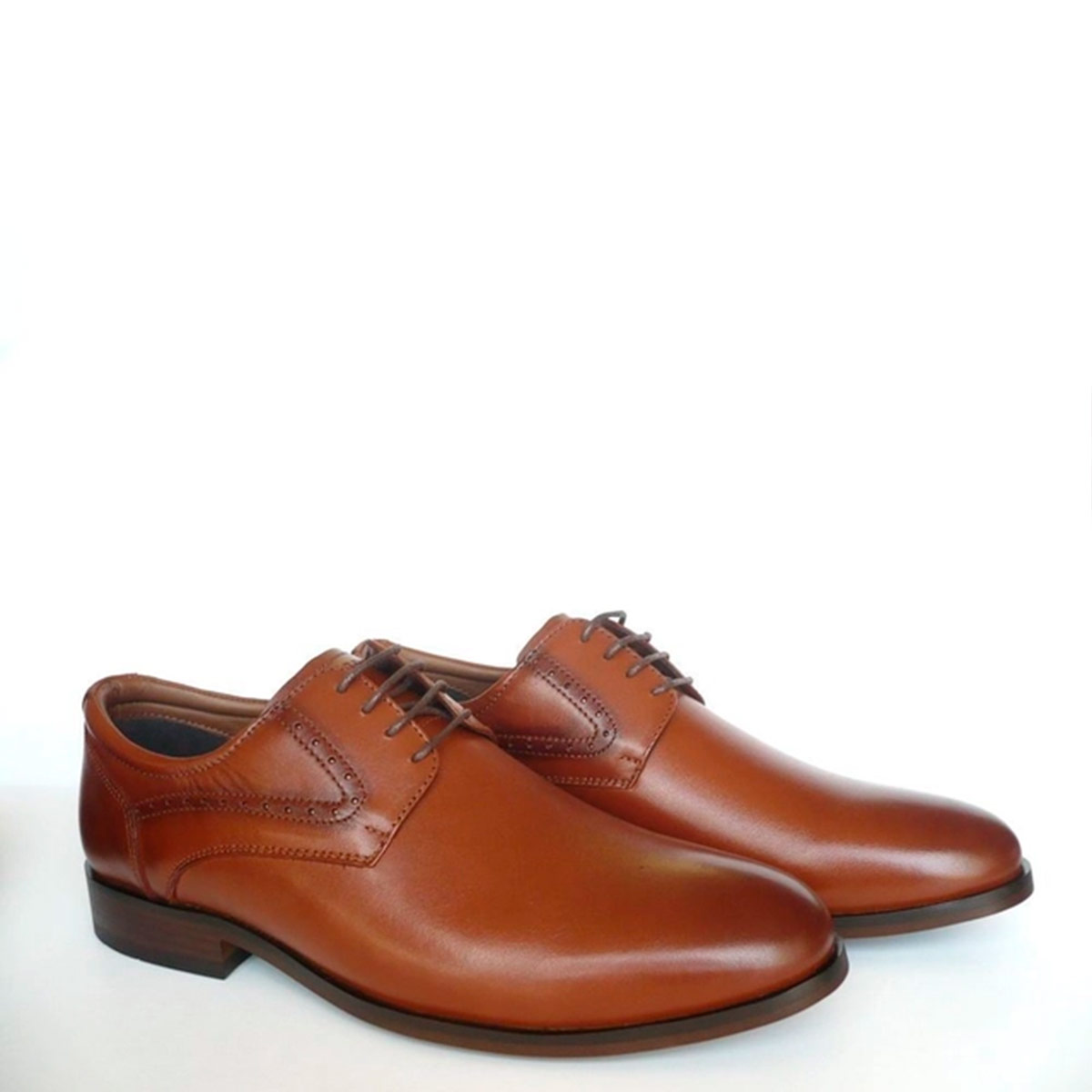 ZAPATOS DE VESTIR HOMBRE DAUSS CUERO MARRÓN 2403A - 2