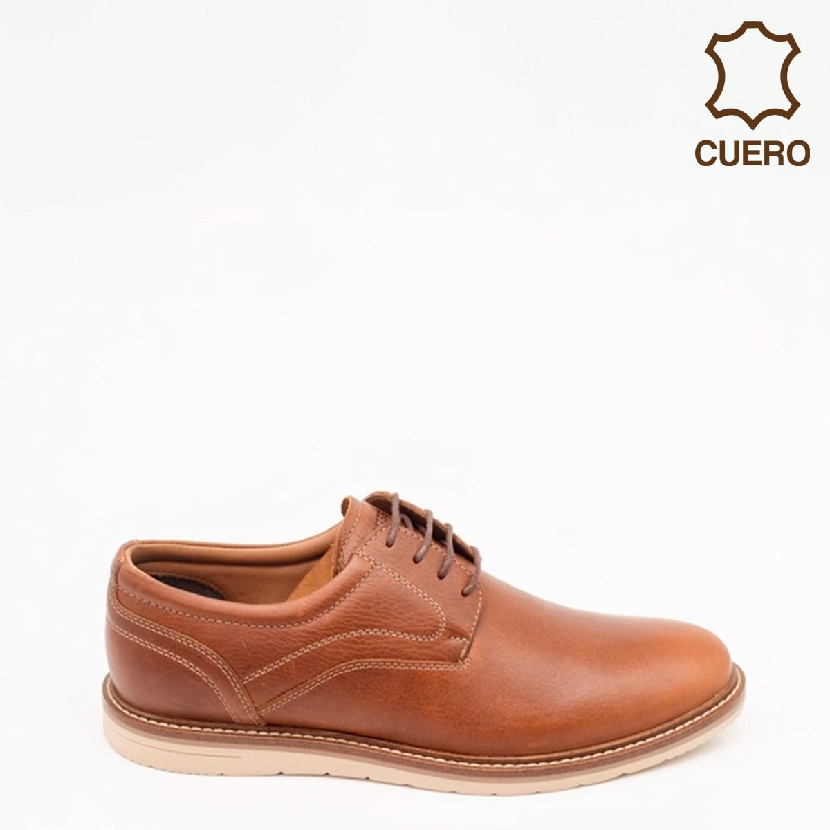 ZAPATILLAS HOMBRE DAUSS MARRÓN CUERO - 1