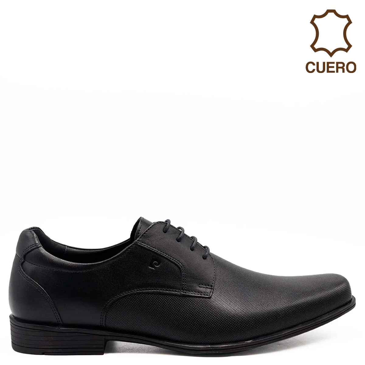 ZAPATOS DE VESTIR CUERO HOMBRE PIERRE CARDIN  NEGRO VAR009 - 1